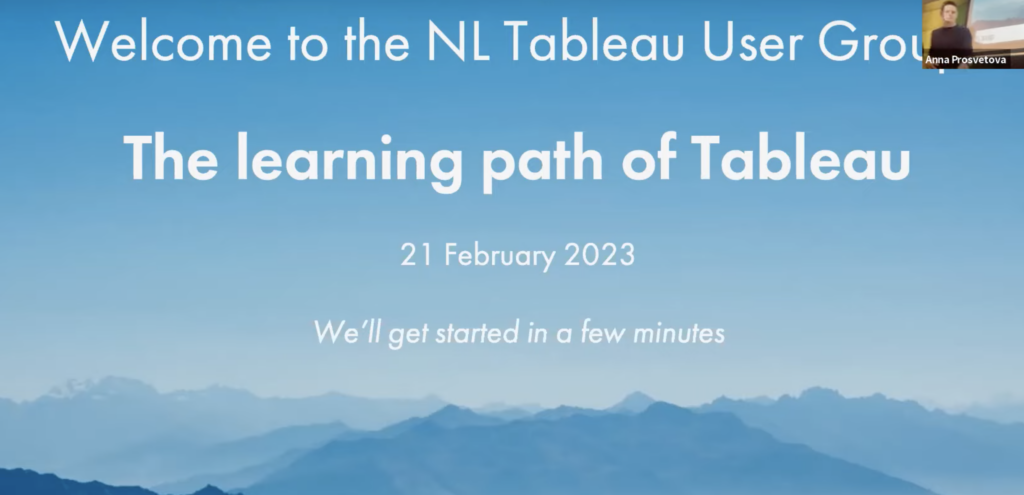 Tableau User Group 2023Q1: The  Learning Path of Tableau